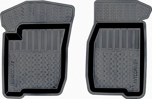 Коврики резиновые Avtodriver для салона Chevrolet Niva 2002-2008. Артикул ADRJET010-2