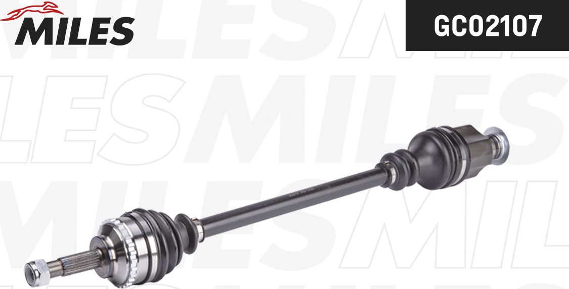 Полуось (привод в сборе, приводной вал) Miles. Артикул GC02107