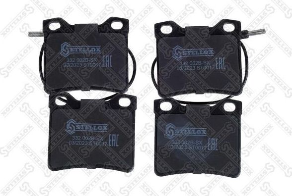 Тормозные колодки Stellox. Артикул 332 002B-SX