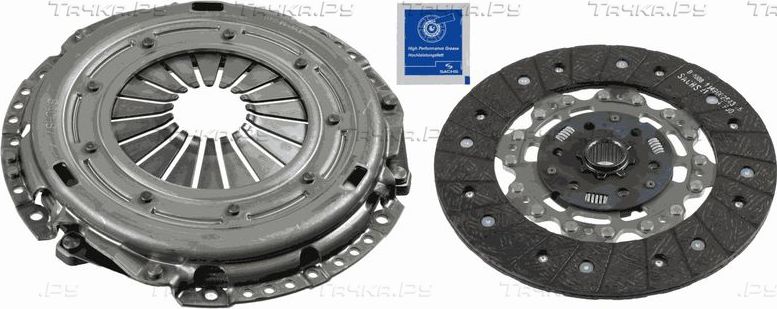 Сцепление (комплект) SACHS для Volkswagen Sharan I 1995-2010. Артикул 3000 950 070