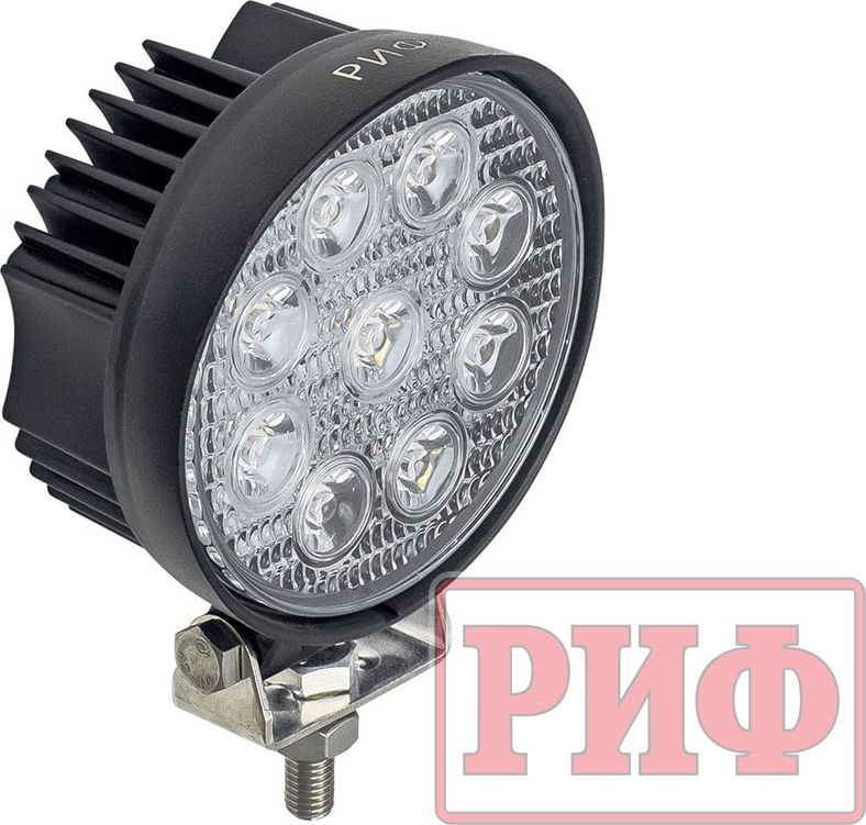 Фара дальнего света РИФ 116 мм 27W LED. Артикул SM-920P
