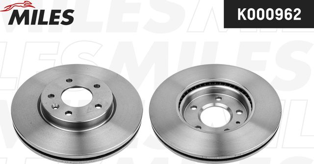 Тормозной диск Miles передний для Vauxhall Zafira C 2013-2018. Артикул K000962