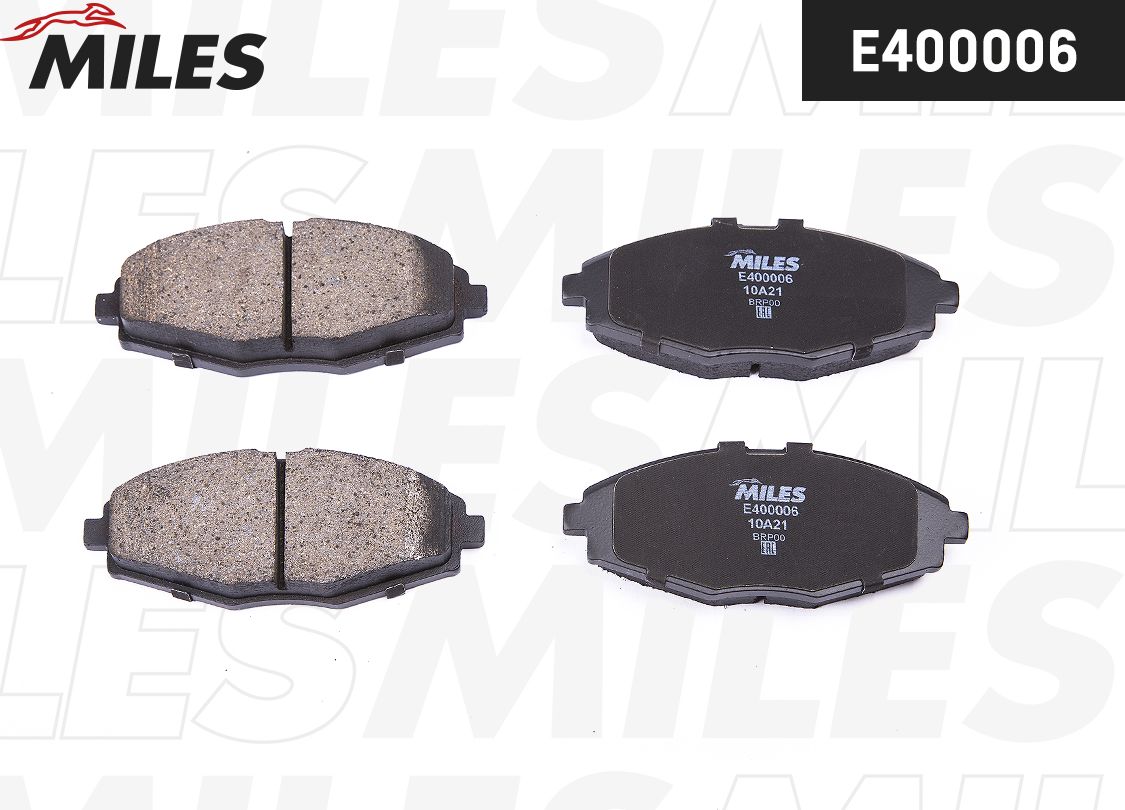 Тормозные колодки Miles (Low-Metallic). Артикул E400006