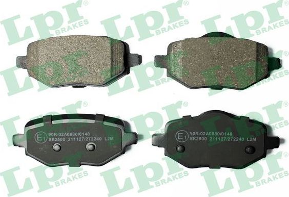 Тормозные колодки LPR. Артикул 05P2240