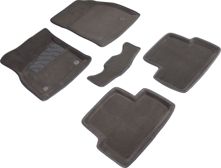 Коврики Seintex 3D ворсовые для салона Opel Astra J 2010-2015 СЕРЫЕ. Артикул 71711