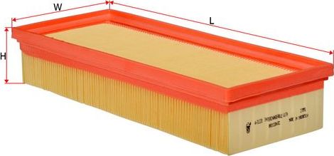 Воздушный фильтр Sakura. Артикул A-31220