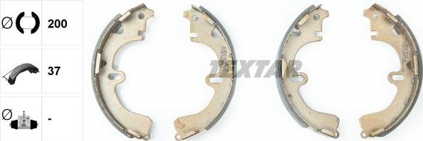 Тормозные колодки Textar. Артикул 91043200