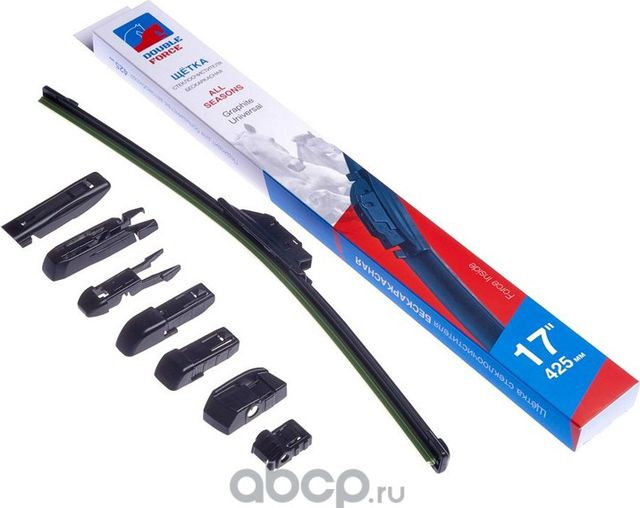 Щетка стеклоочистителя бескаркасная Double Force 425 мм (17) Double Force. Артикул DFF17