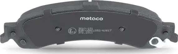 Колодки тормозные задние дисковые к-кт (Metaco). Артикул 3010121