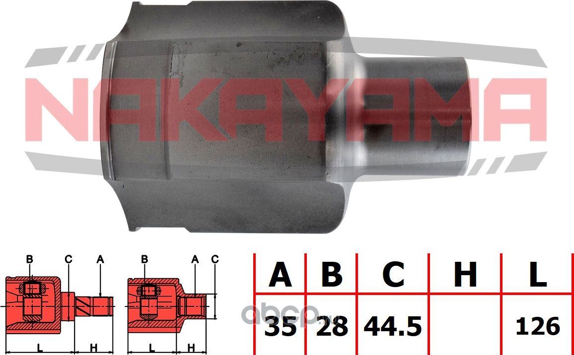 ШРУС внутр. правый к-кт (Nakayama). Артикул NJ7892NY