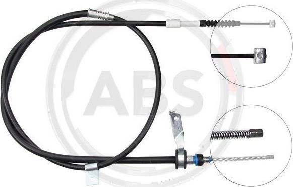 Трос ручника (тросик ручного тормоза) ABS. Артикул K19288