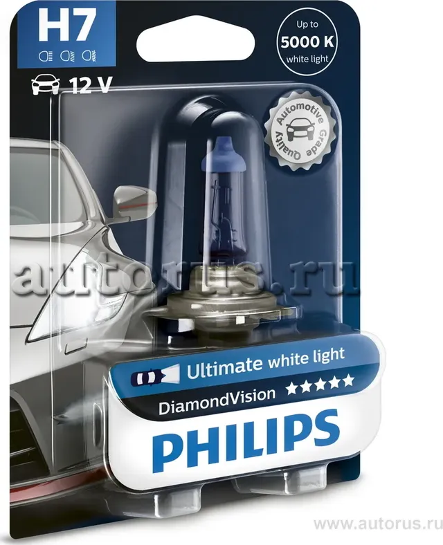 Лампа H7 12972 DV 12V 55W B1 (Philips). Артикул 12972DVB1