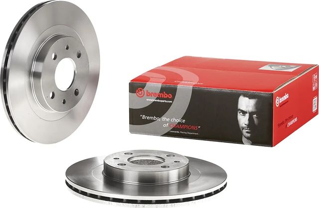 Тормозной диск Brembo передний для Lada Granta I 2011-2026. Артикул 09.8903.14
