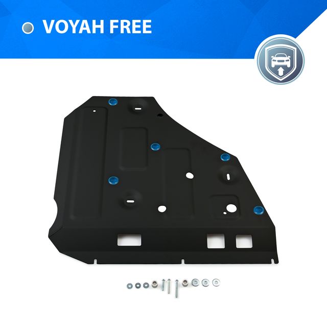 Защита стальная Rival для передней кромки АКБ Voyah Free I поколение рестайлинг АКПП 4WD 2023-2026. Артикул 111.9310.1