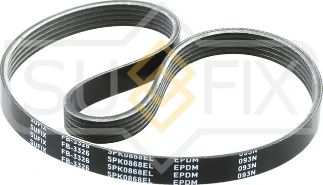 Ремень поликлиновый эластичный 5PK0868EL (Sufix). Артикул FB-3326