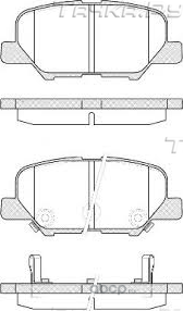 Тормозные колодки Mitsubishi задние для Mitsubishi Eclipse Cross 2017-2026. Артикул 4605B071