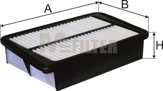 Воздушный фильтр MFilter для Jeep Wrangler II (TJ) 2002-2007. Артикул K 744