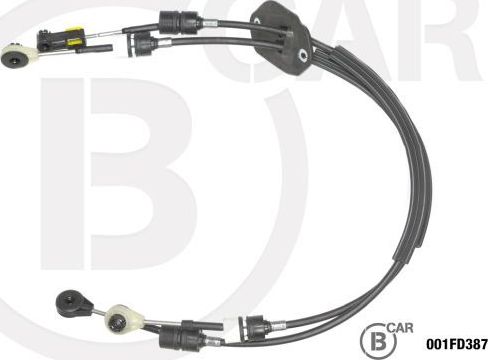 Трос переключения передач КПП B CAR. Артикул 001FD387