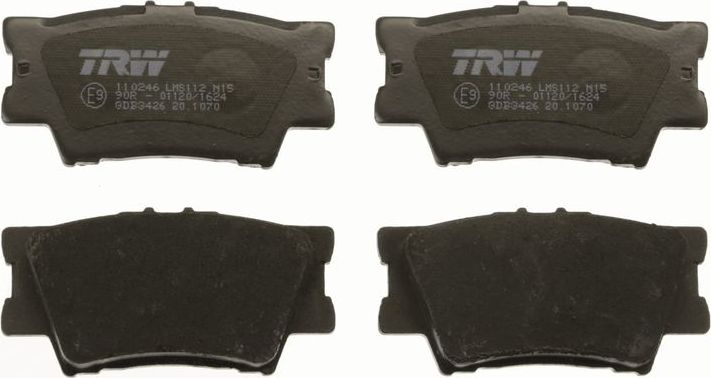 Тормозные колодки TRW COTEC. Артикул GDB3426