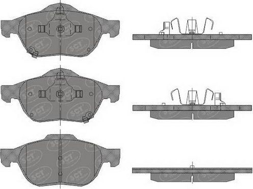 Тормозные колодки SCT-Germany. Артикул SP 446 PR