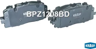 Колодки тормозные дисковые (Krauf). Артикул BPZ1208BD