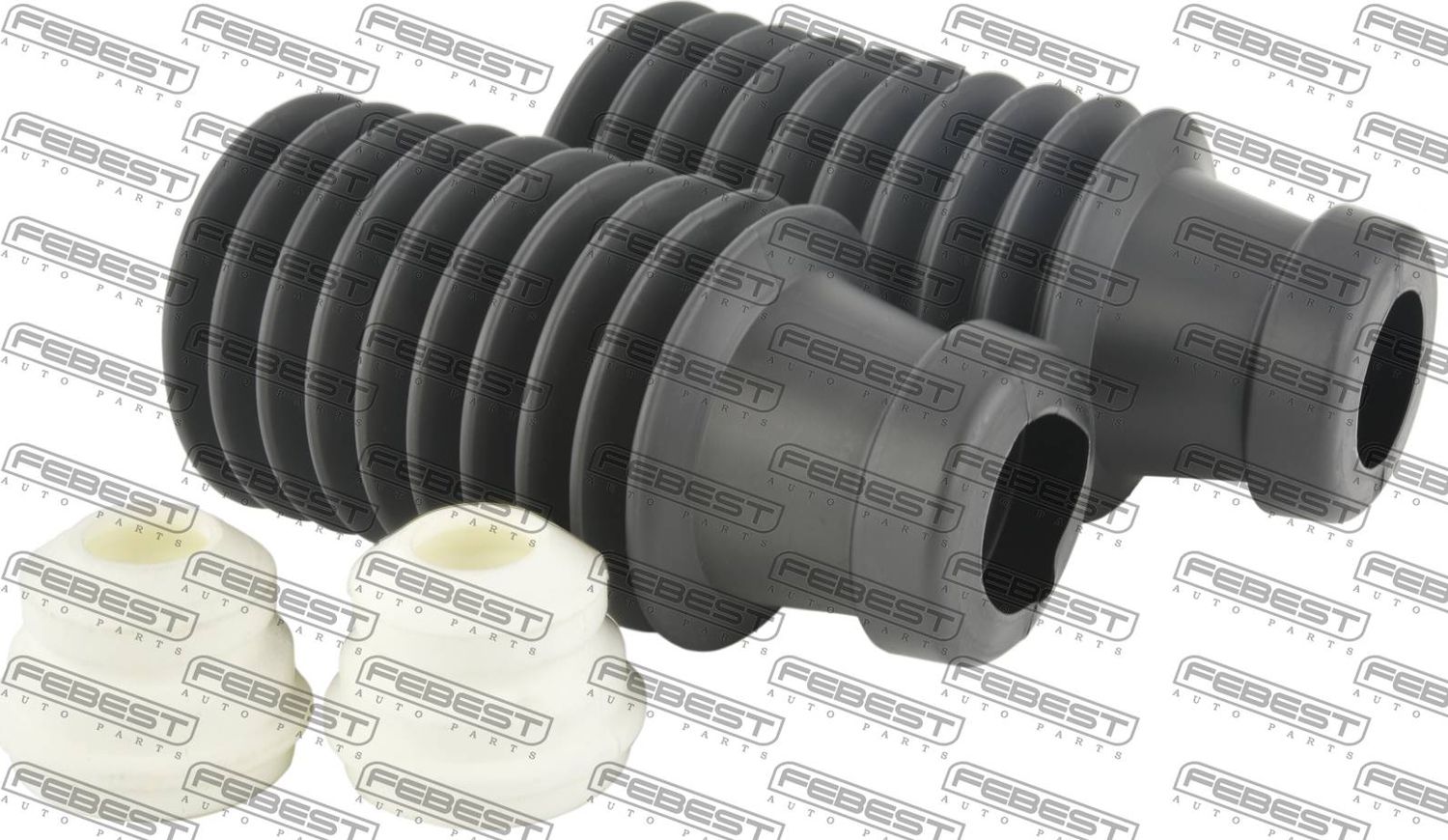 Комплект отбойников и пыльников амортизаторов (стоек) Febest. Артикул CHSHB-VOYIVF-KIT