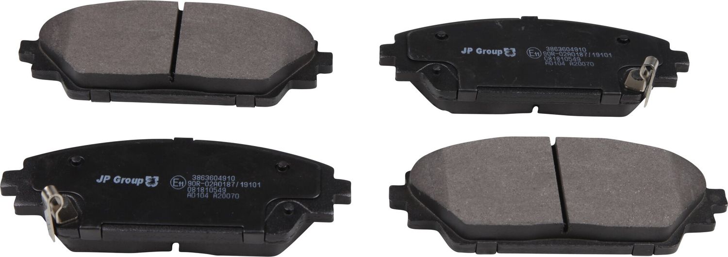Тормозные колодки JP Group JP. Артикул 3863604910