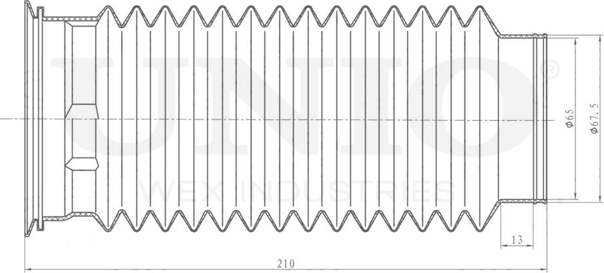 Пыльник амортизатора (Unio). Артикул DUC-10032