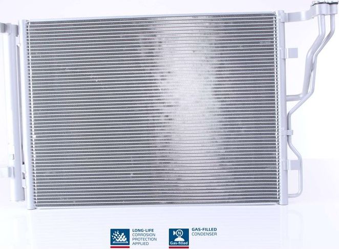 Радиатор кондиционера (конденсатор) Nissens (алюминий). Артикул 940245