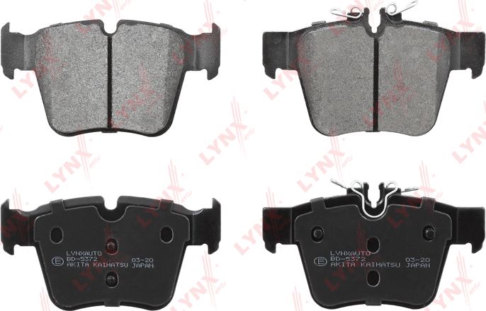 Тормозные колодки LYNXauto. Артикул BD-5372