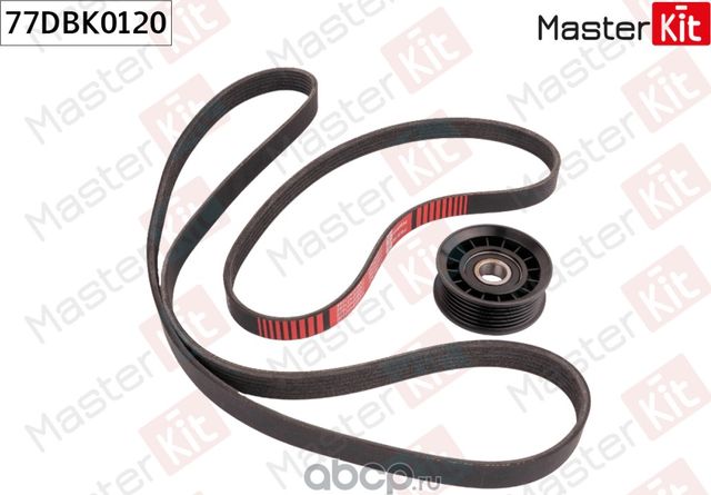77DBK0120 Комплект ремня приводного Volvo S40 II (544) 2003 - 2012 (Master KIT). Артикул 77dbk0120