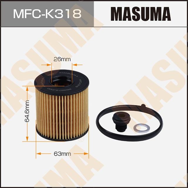 Фильтр масляный (MFC-K318) MASUMA. Артикул MFCK318