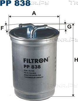 Топливный фильтр Filtron для Rover 25 1999-2005. Артикул PP 838