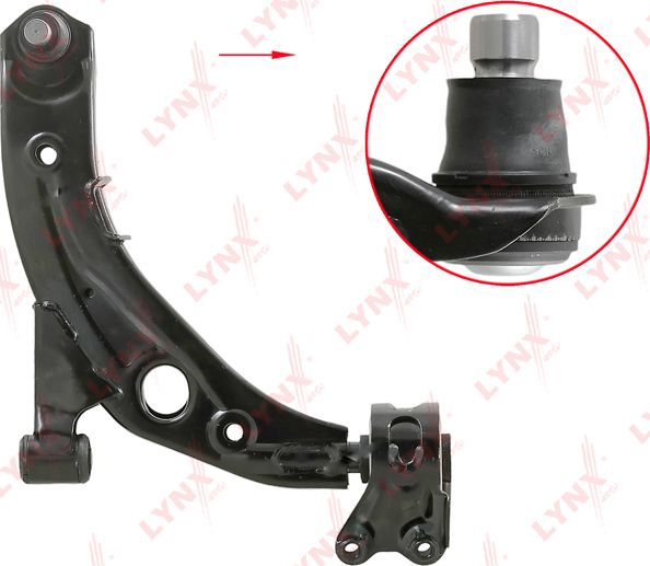 Поперечный рычаг передней подвески LYNXauto правый для Mazda CX-7 I 2006-2014. Артикул B5189R