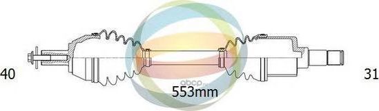 18-271350 ПОЛУОСЬ ЛЕВ FREELANDER 4X4 TD 06 (ODM). Артикул 18271350
