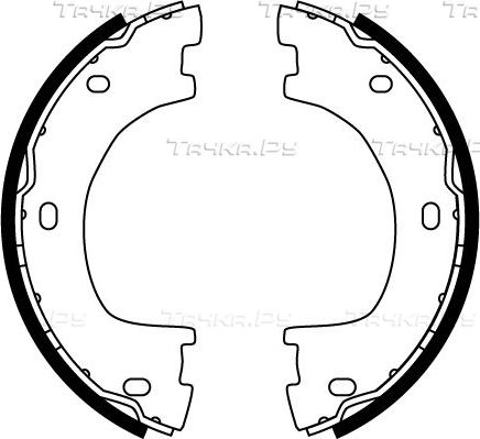 Тормозные колодки (стояночная тормозная система) TRW. Артикул GS8777