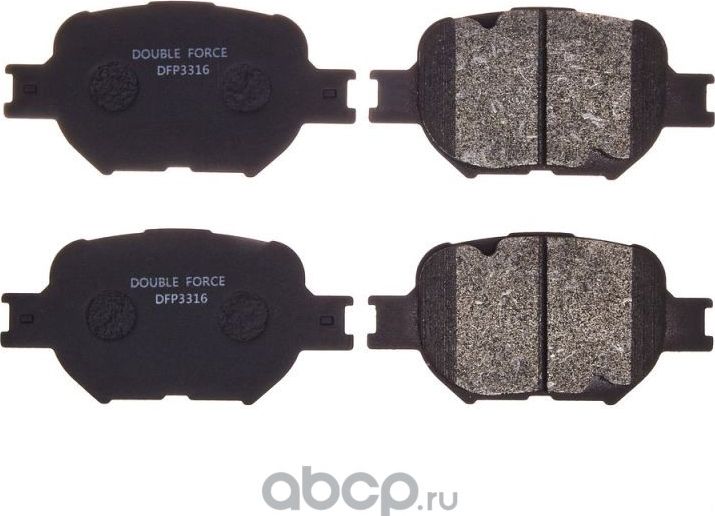 Колодки тормозные дисковые Double Force Double Force. Артикул DFP3316