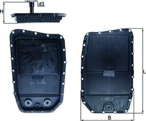 Масляный поддон картера АКПП Mahle для BMW 5 V (E60/E61) 2002-2010. Артикул HX 152