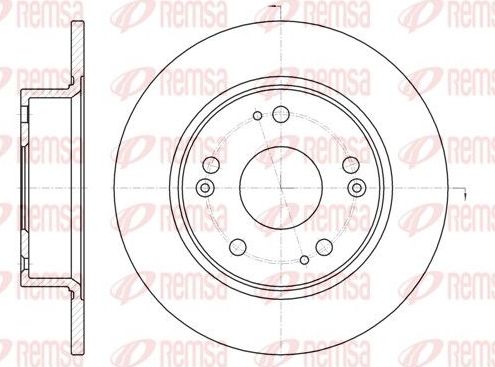 Тормозной диск Remsa. Артикул 6984.00