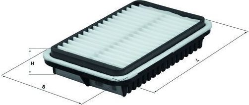 Воздушный фильтр Mahle. Артикул LX 1588