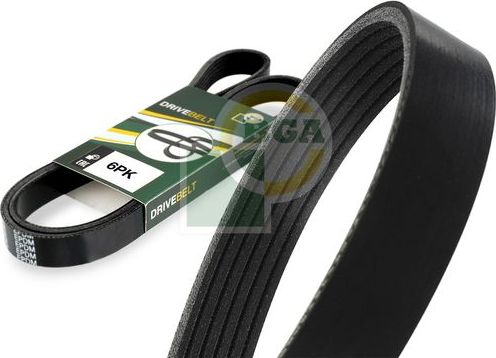 Приводной ремень поликлиновой BGA для Chevrolet Tracker III (Trax) 2012-2026. Артикул 6PK1380