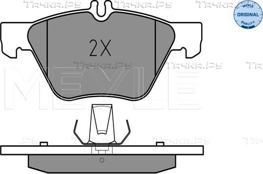 Тормозные колодки Meyle Original передние для Chrysler Crossfire 2003-2008. Артикул 025 216 7020
