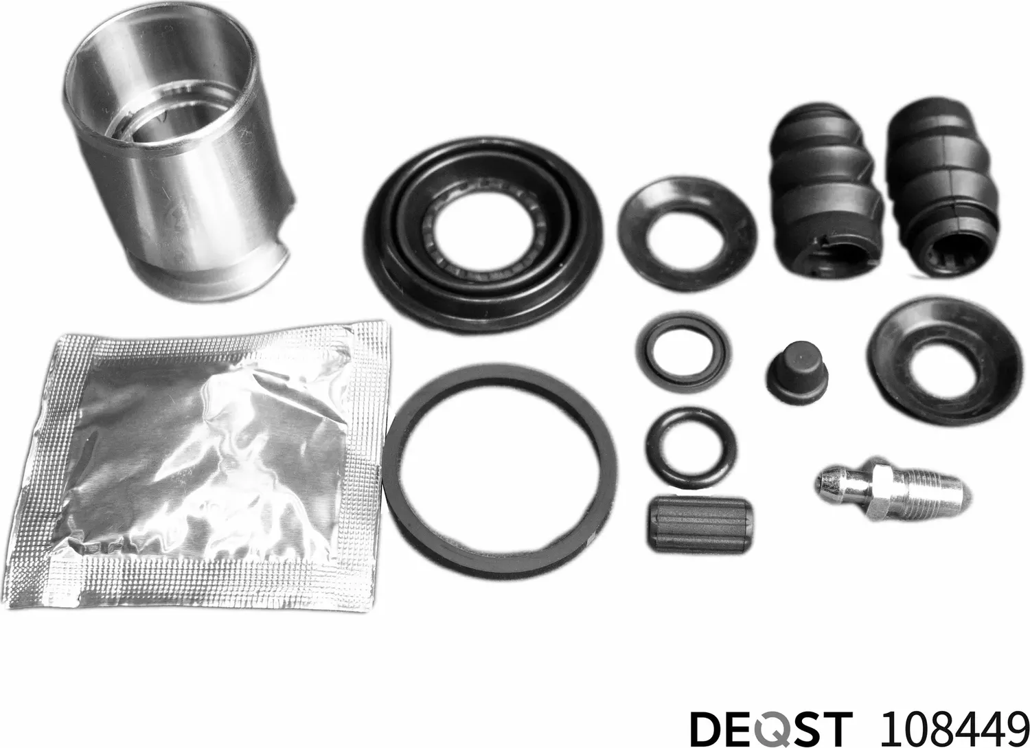 Ремкомплект тормозного суппорта с поршнем заднего (Поршень O 38mm  суппорт Bosch). FORD Mondeo III 0 (Deqst). Артикул 108449