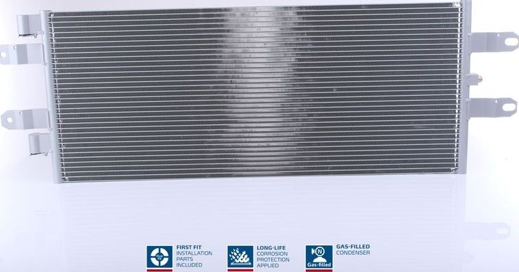Радиатор кондиционера (конденсатор) Nissens (алюминий). Артикул 940440