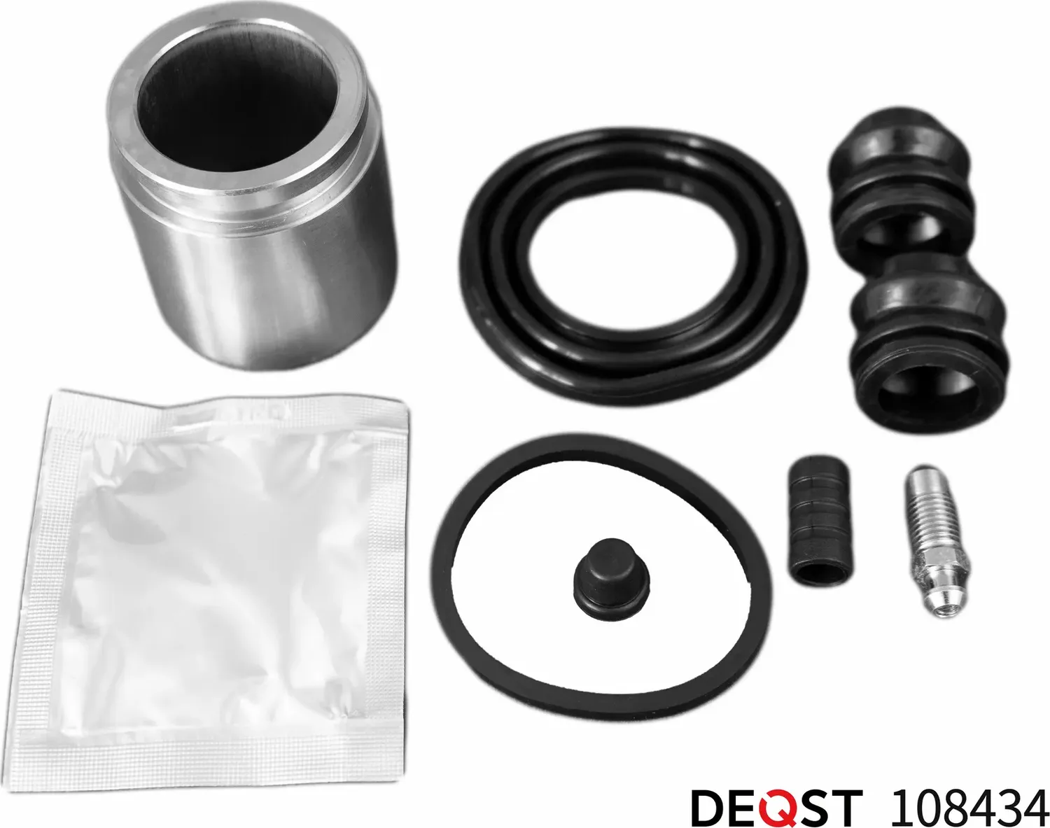 Ремкомплект тормозного суппорта с поршнем заднего (Поршень O 43 mm  суппорт Kasco). KIA Sorento (JC) (Deqst). Артикул 108434