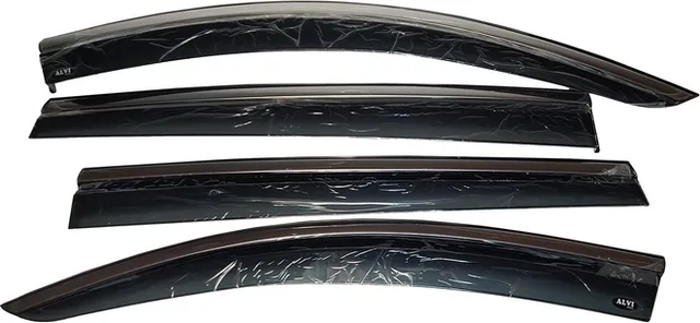 Дефлекторы Alvi-Style для окон (с хром. молдингом) Kia K5 2020-2026. Артикул ALV434M