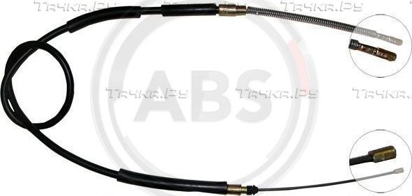 Трос ручника (тросик ручного тормоза) ABS. Артикул K11566