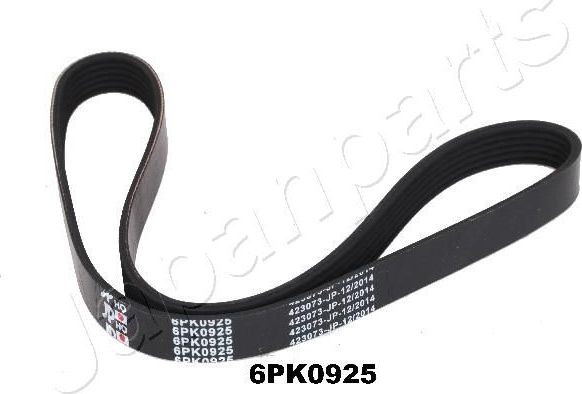 Приводной ремень поликлиновой Japanparts для Hyundai i10 II 2013-2026. Артикул DV-6PK0925