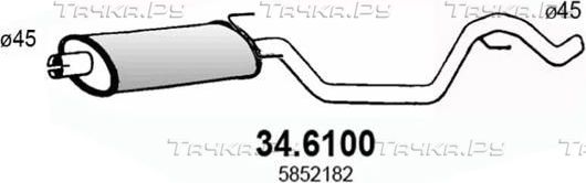 Глушитель Asso. Артикул 34.6100