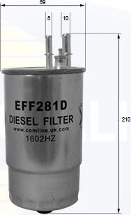 Топливный фильтр Comline. Артикул EFF281D